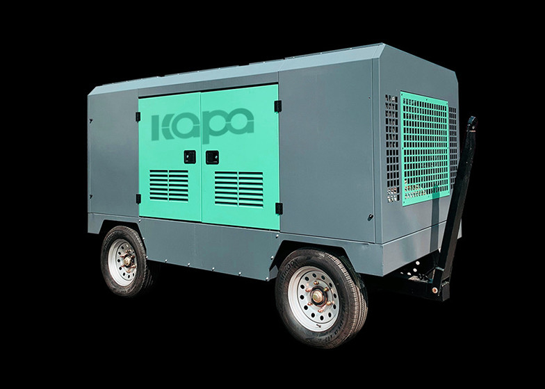 12m3/Min 145Psi Diesel Driven Air Compressor With Drill Rig